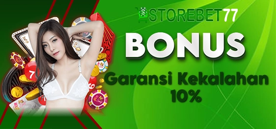 Bonus CashBack 10% - STOREBET77