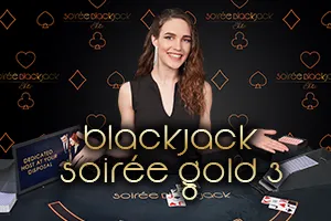 Blackjack Soirée Gold 3 - STOREBET77